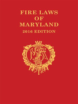cover image of Fire Laws of Maryland